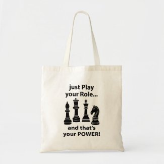 Chess Piece Player  Tote Bag