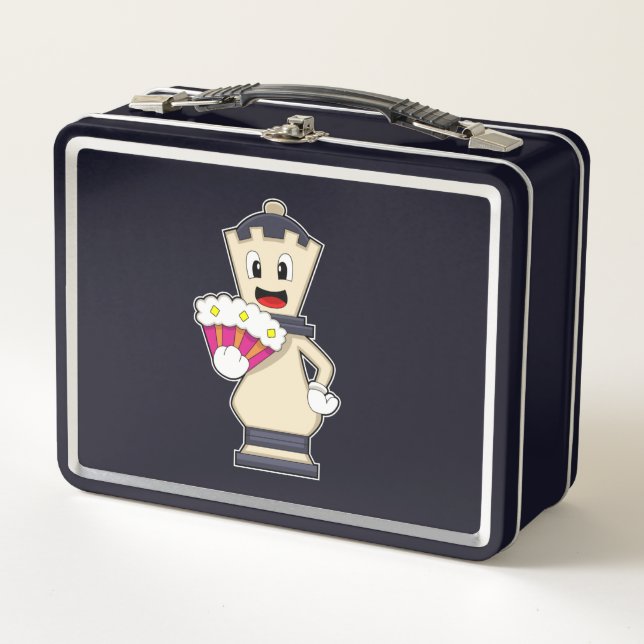 Chess piece Queen at Chess.PNG Metal Lunch Box (Front)