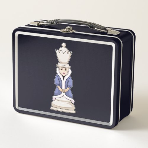 Chess piece Queen Chess Metal Lunch Box