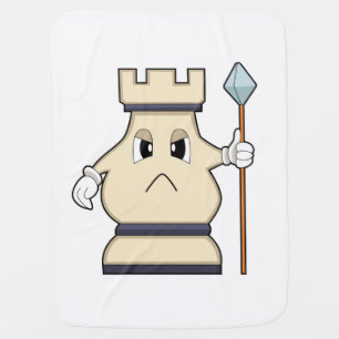 Chess piece Rook at Chess.PNG Baby Blanket