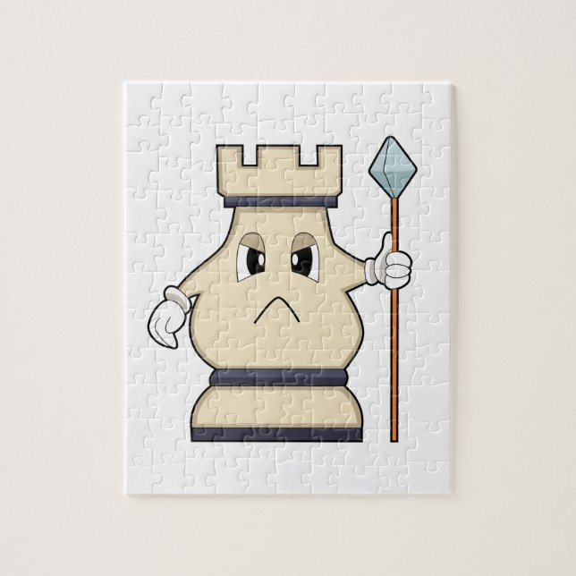 Chess piece Rook at Chess.PNG Jigsaw Puzzle (Vertical)