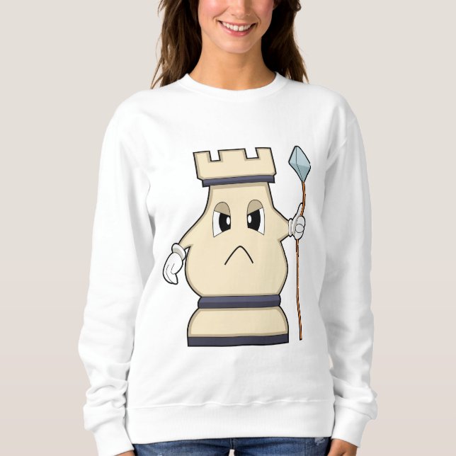 Chess piece Rook at Chess.PNG Sweatshirt (Front)