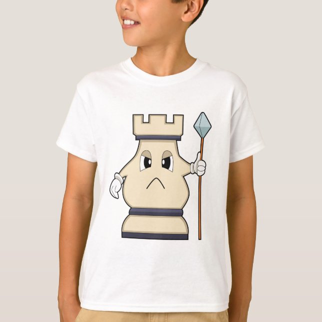 Chess piece Rook at Chess.PNG T-Shirt (Front)