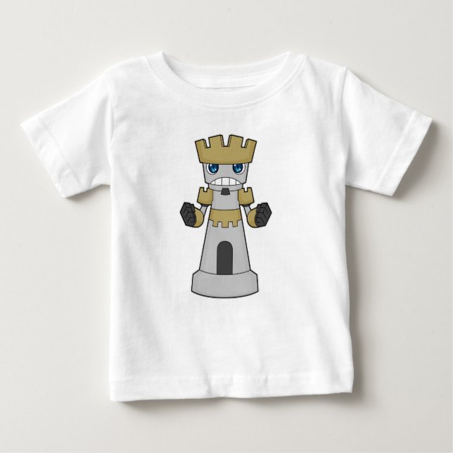 Chess piece Rook Chess Baby T-Shirt (Front)