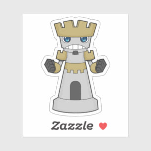 Chess piece Rook Chess Sticker
