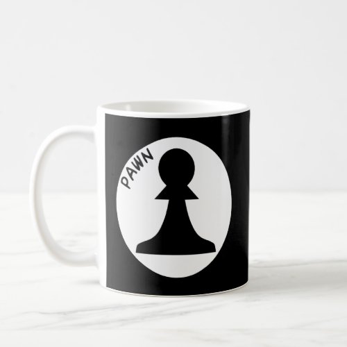 Chess Pieces Black Pawn Chess Pawn Black Chess Pie Coffee Mug