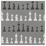 Chess Pieces Board Games Fabric