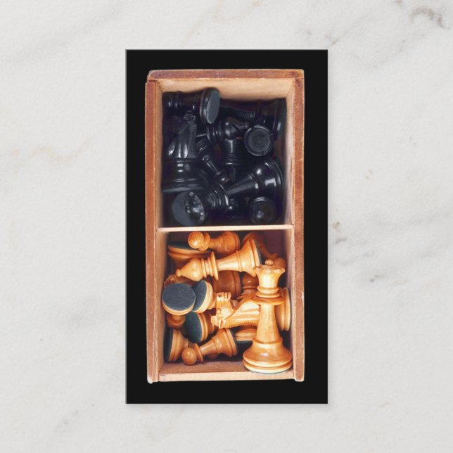 Chess Pieces Business Card (Front)