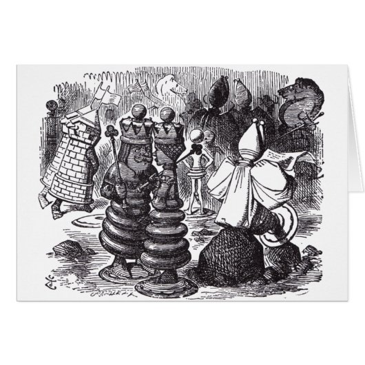 Chess Pieces Cards (Front Horizontal)