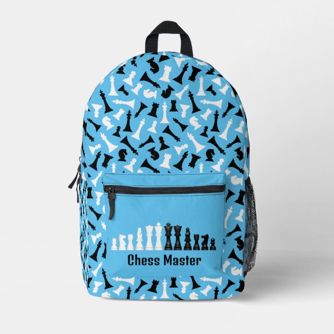 Chess Pieces Design Back Pack