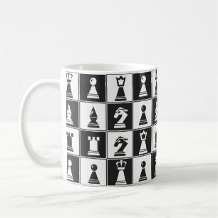 Chess Pieces Design Mug