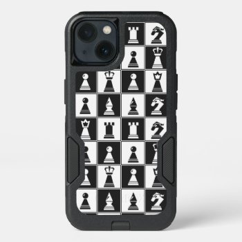 Chess Pieces Design Smartphone Case by SjasisSportsSpace at Zazzle