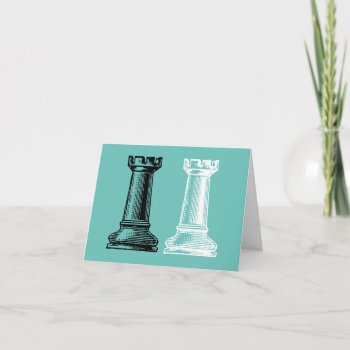 Chess Pieces Greeting Card For Any Occasion by megnomad at Zazzle
