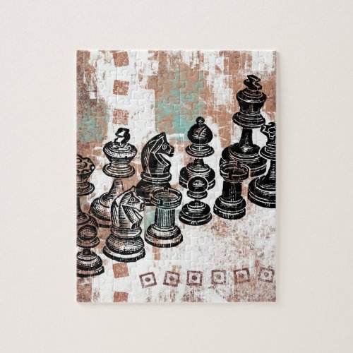 Chess Pieces Jigsaw Puzzle