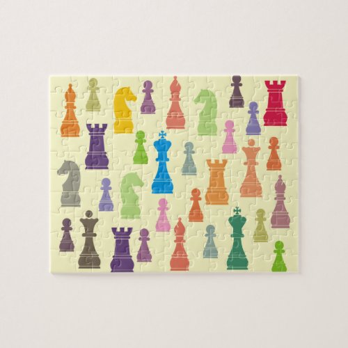 Chess Pieces Jigsaw Puzzle