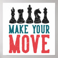 Chess Poster - Set up and Piece movement