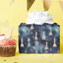 Chess Pieces Modern Galaxy Nebula Cosmic Space