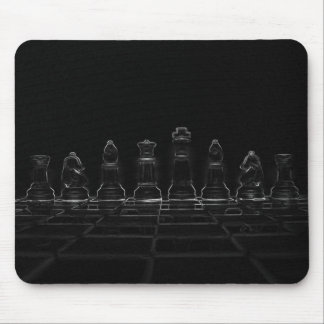 Chess pieces mouse pad