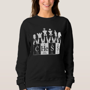 Chess Pieces Periodic Table Elements  For Smart Pe Sweatshirt