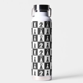 Chess Pieces Thor Copper Vacuum Insulated Water Bottle by SjasisSportsSpace at Zazzle