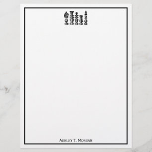 Chess Pieces Vintage Art