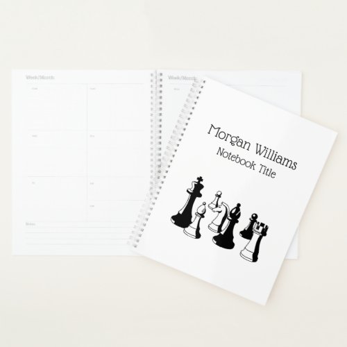 Chess Pieces Vintage Art 2 Planner