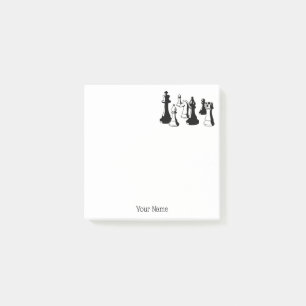 Chess Pieces Vintage Art #2 Post-it Notes