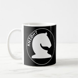 Chess Pieces White Knight Chess Knight White Chess Coffee Mug
