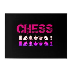 chess pillow acrylic print