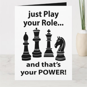 Chess Player Birthday Card