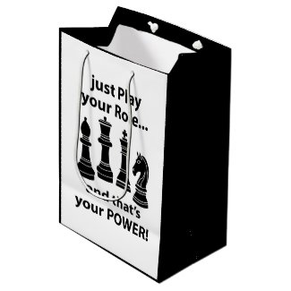 Chess Player Birthday Medium Gift Bag