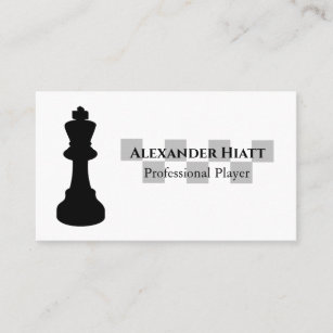 Business card editor Chess Board AT34807