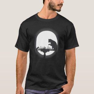Chess Player Cat And Mouse Board Game Shadow T-Shirt