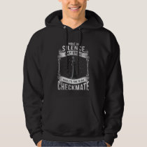 Chess Player Checkmate Checkerboard Game Lover Hoodie
