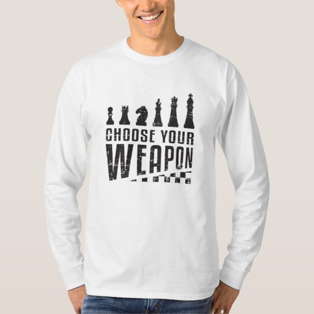 Chess Player Chess Board Checkmate Board Game Gift T-Shirt (Front)