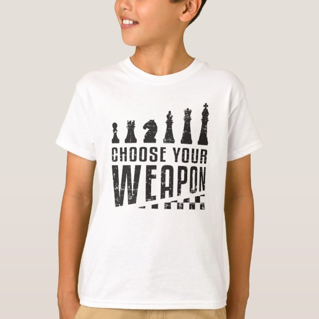 Chess Player Chess Board Checkmate Board Game Gift T-Shirt (Front)