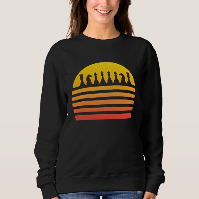 Chess Player Chess Club, Chess Tournament Sweatshirt (Front)