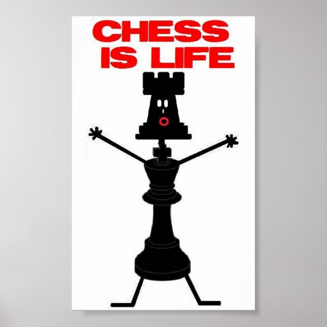 Chess Player For Life Poster (Front)