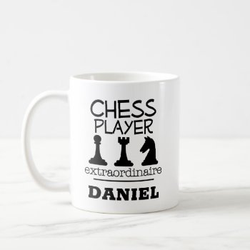 Chess Player Game Gift Coffee Mug by MainstreetShirt at Zazzle
