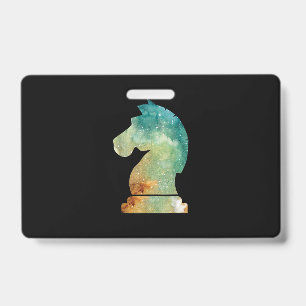 Chess Player Horse Knight Chess Lover Gift Badge
