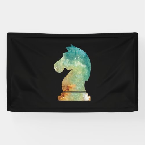 Chess Player Horse Knight Chess Lover Gift Banner
