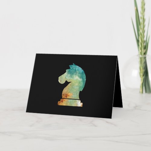 Chess Player Horse Knight Chess Lover Gift Card