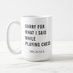 Chess Player Personalized Coffee Mug