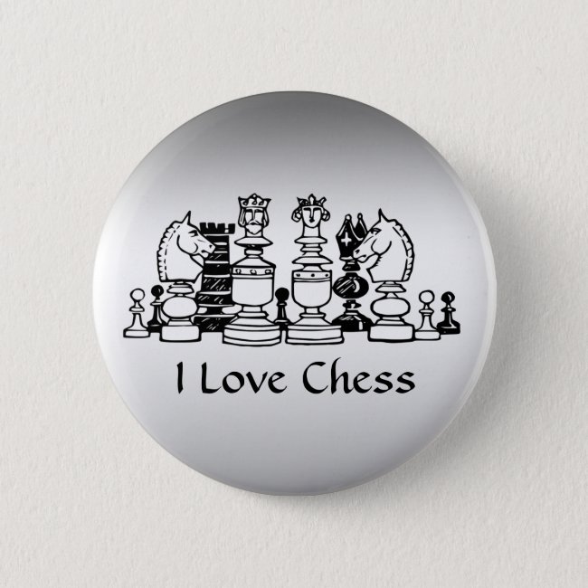 Chess Player Silver Button