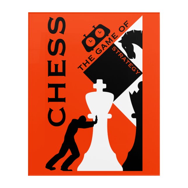 Chess Players Acrylic Print (Front)