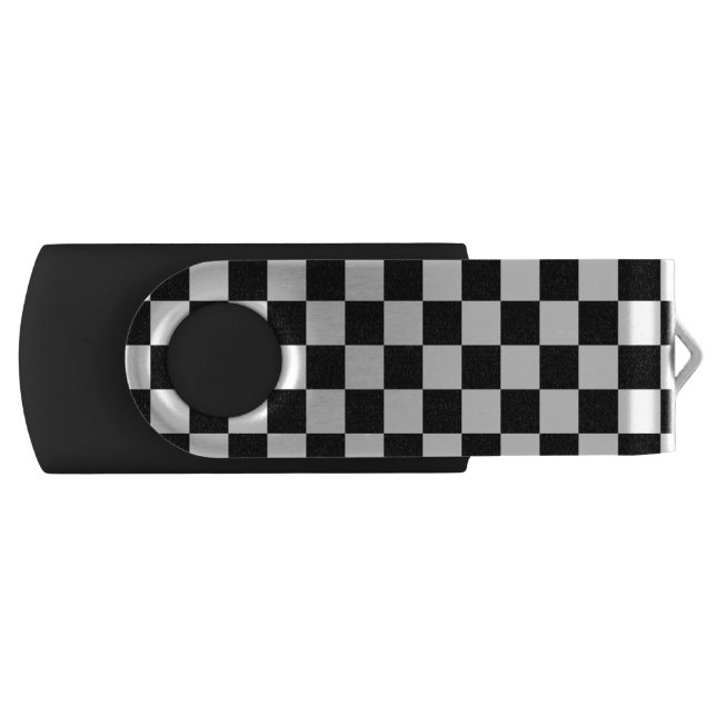 Chess players black and white flash drive (Front)