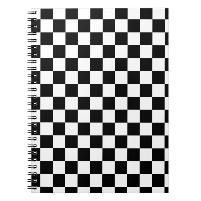 Chess players black and white notebook (Front)