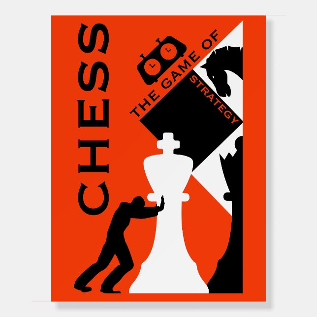 Chess Players Foam Board (Front)