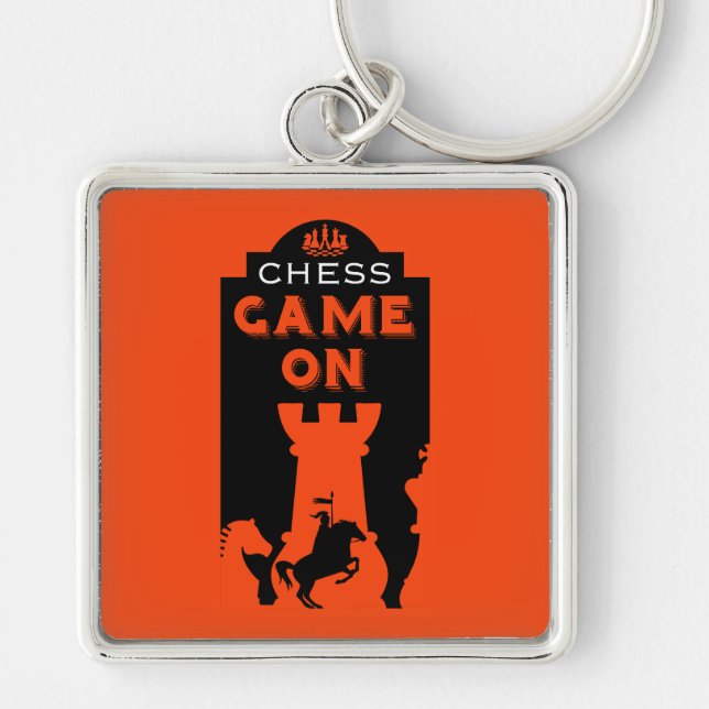 Chess Players Keychain (Front)