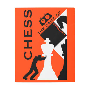 Chess Players Metal Print